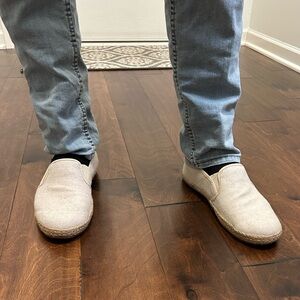 Ben Sherman Cream Slip-On Loafers
